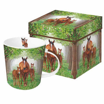 Kelley and Company Mare & Foals Mug and Box
